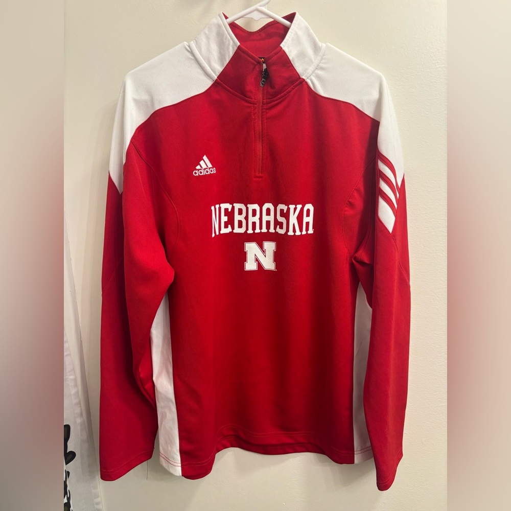 Adidas Red Climalite Pullover